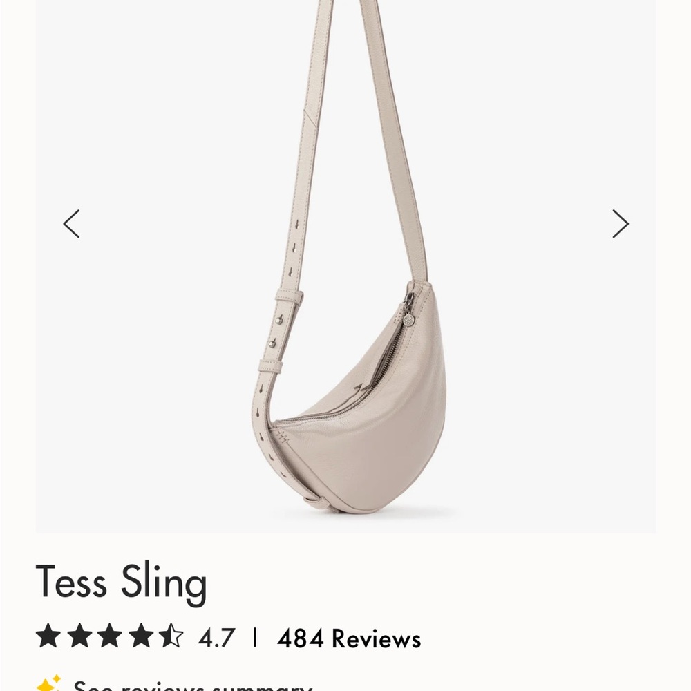 The Sak Cream Crossbody Bag Modern Minimalist Design